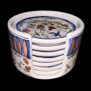 LIS CERAMICA ARARUAMA COASTER SET
